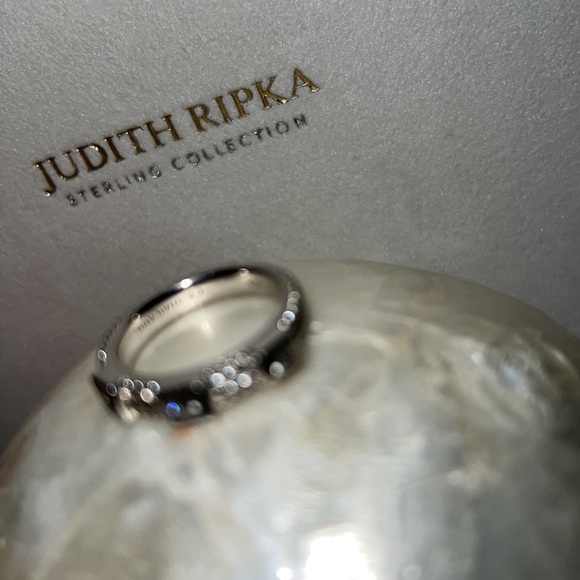 Judith Ripka size 7 stacking ring. - Picture 3 of 5
